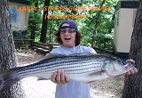 Striper fishing guide service